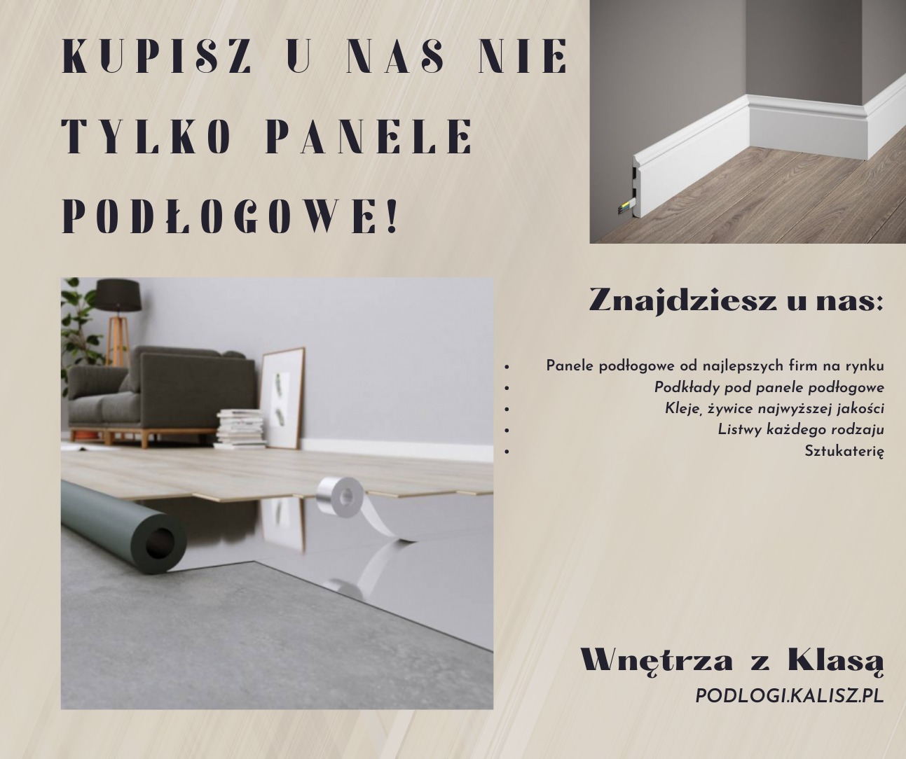 Listwy przypodłogowe, kleje, żywice