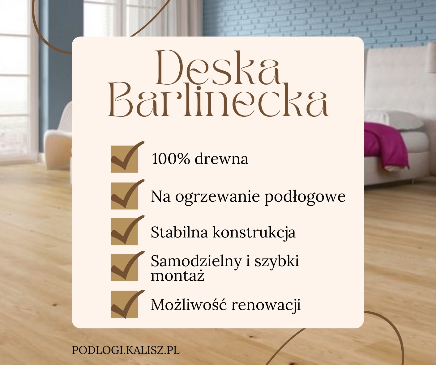 Szlachetna i naturalna podłoga