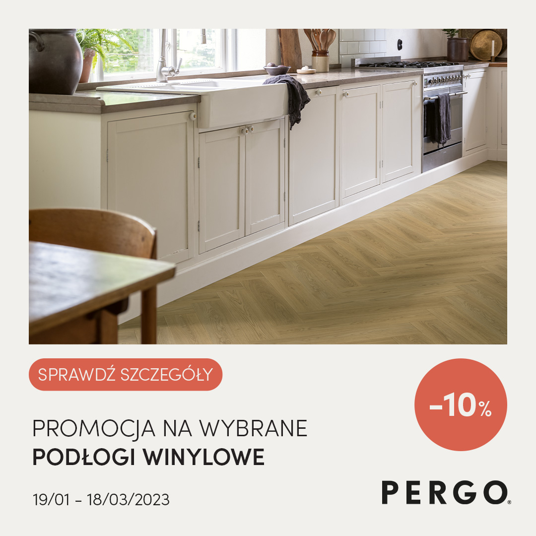 Promocja na panele winylowe Pergo