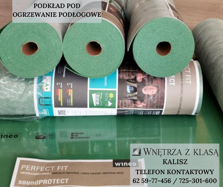 Podkład pod ogrzewanie podłogowe